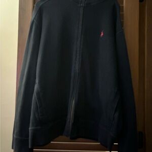 Ralph Lauren Black Zip-Up Hoodie